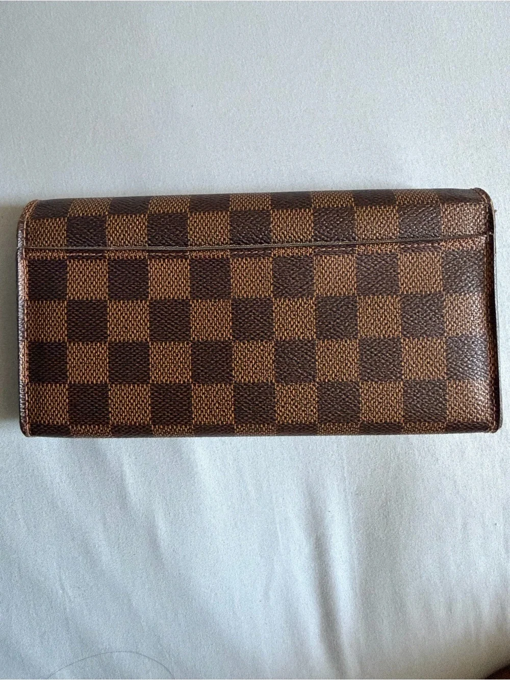 Louis Vuitton Turquoise Textured Leather Snap Wallet